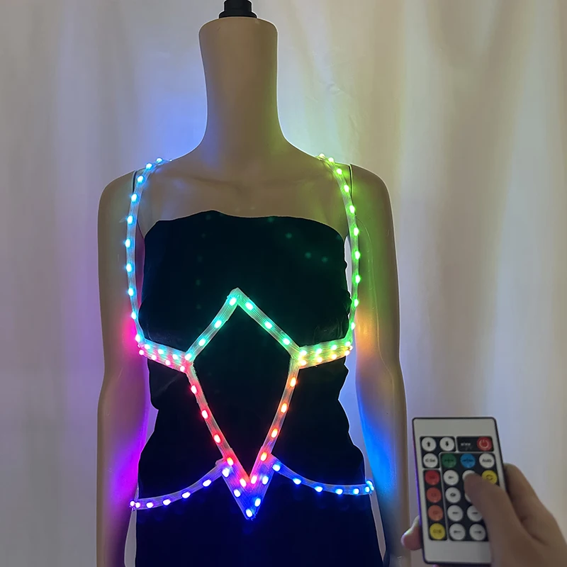 Красочный светодиодный светящийся корсет с мобильным управлением, светящийся крутой ремень, танцевальный корсет для вечеринки, клубная одежда, женские костюмы танцовщицы для девочек
Красочный светодиодный светящийся корсет с мобильным управлением, светящийся крутой ремень, танцевальный корсет для вечеринки, клубная одежда, женские костюмы танцовщицы для девочек