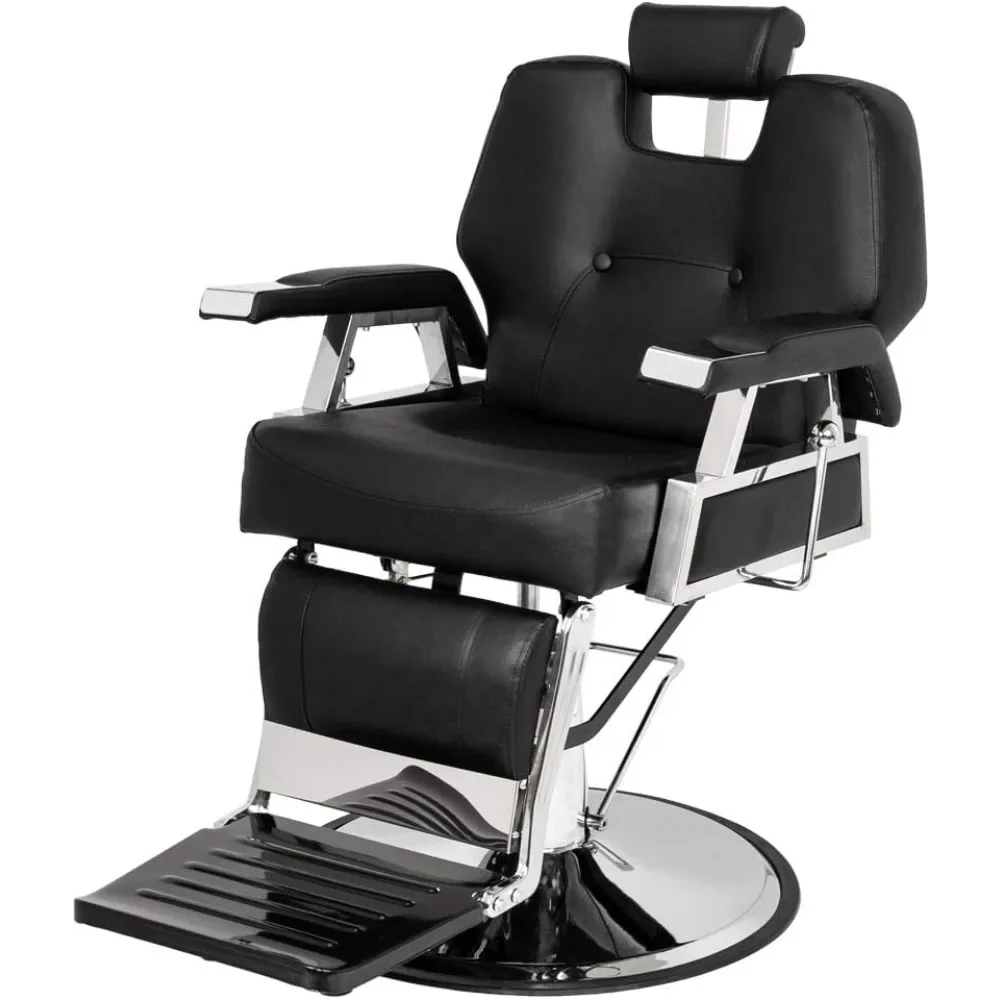 Barber Chair Duty Reclining Salon Chair for Hair Stylist, Barbershop Tattoo Shampoo Equipment, All Purpose Hairdressing Chair
Barber Chair Duty Reclining Salon Chair for Hair Stylist, Barbershop Tattoo Shampoo Equipment, All Purpose Hairdressing Chair
