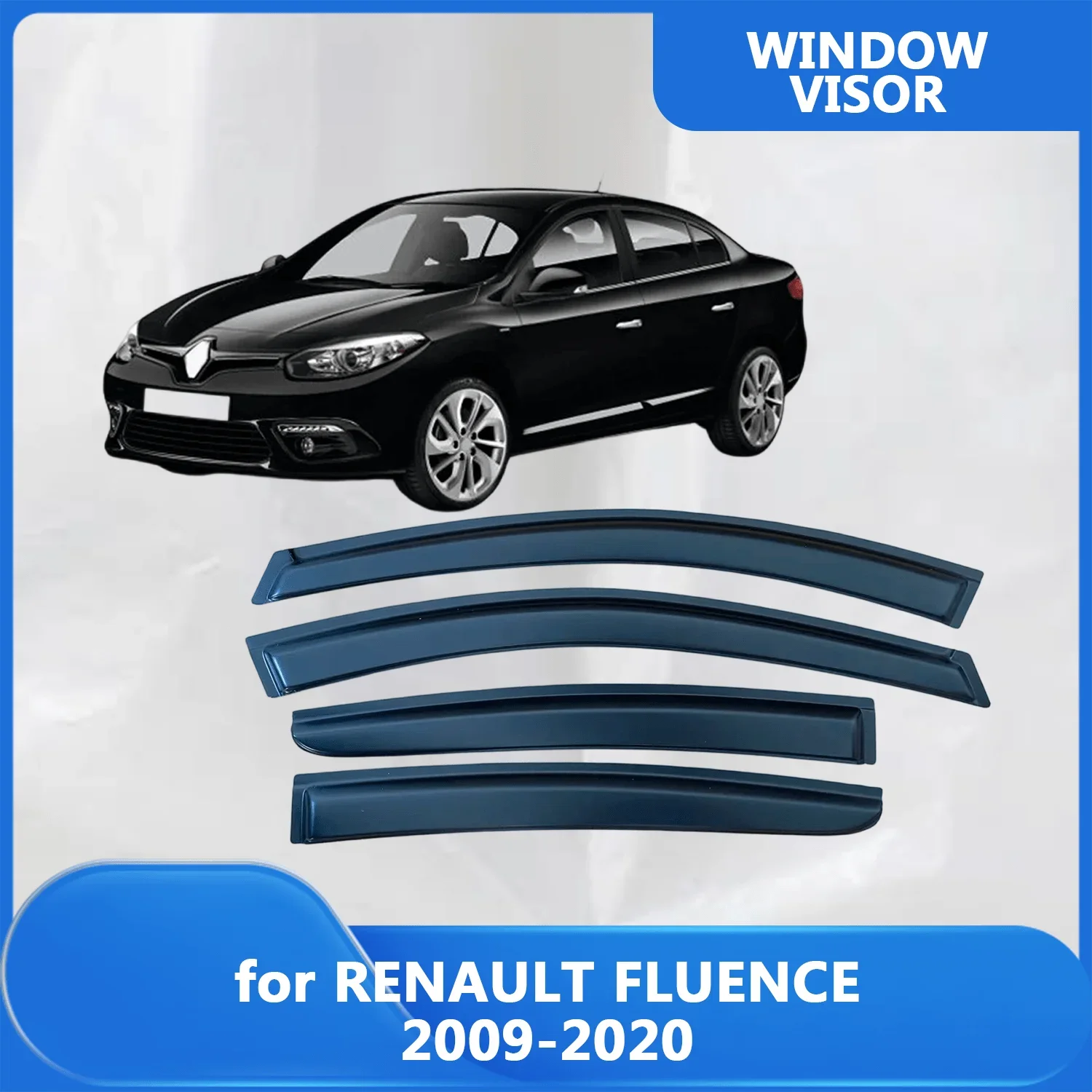 Window Visor for RENAULT FLUENCE 2009 2010 2011 2012 2013 2014 2015 2016 2017 2018 2019 2020 Wind Deflectors Rain Guards Door
Window Visor for RENAULT FLUENCE 2009 2010 2011 2012 2013 2014 2015 2016 2017 2018 2019 2020 Wind Deflectors Rain Guards Door