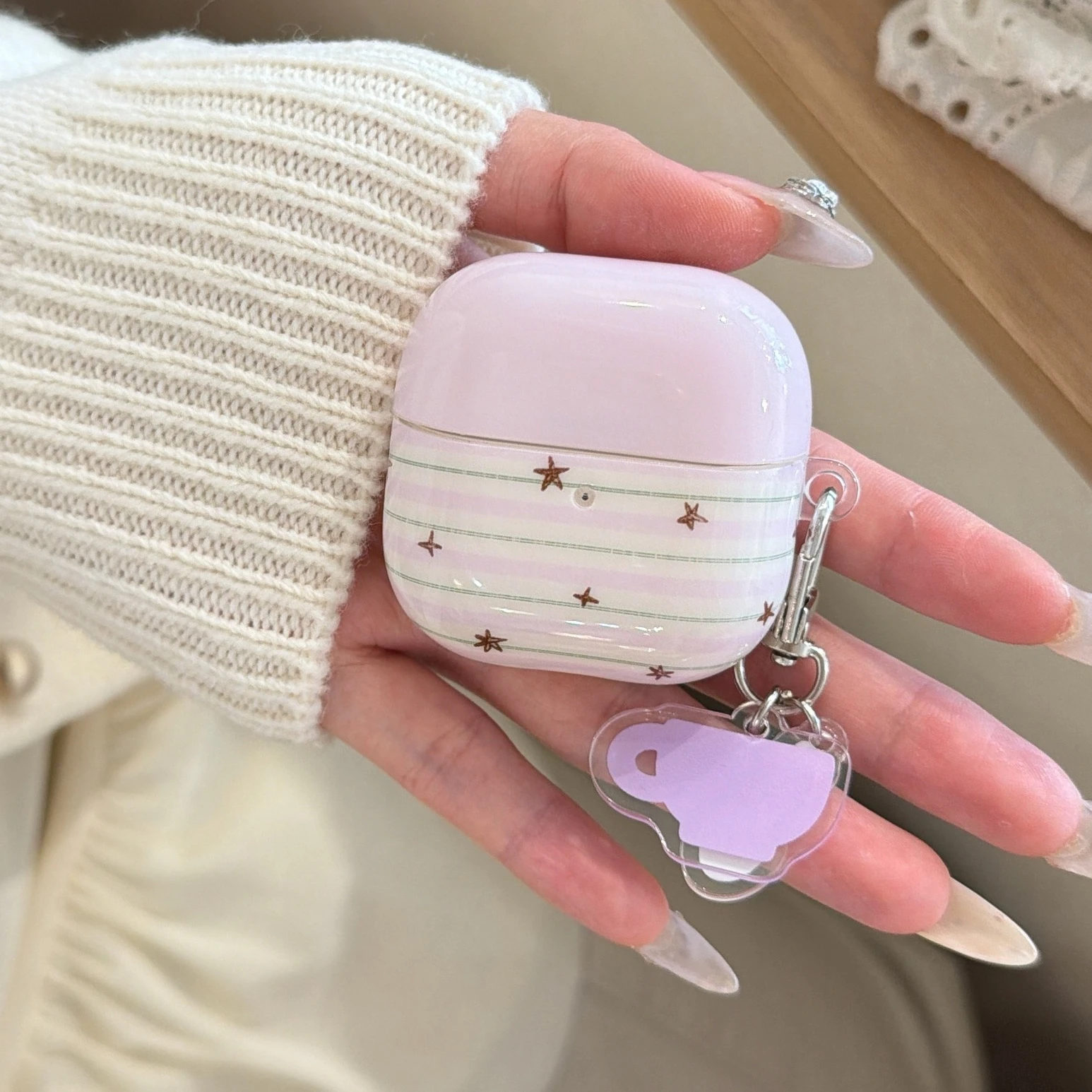for Huawei FreeBuds 5i 6i 7i SE2 SE3 FreeClip 2 Ins Cute Purple Stripe Lovely Stars Earphone Case Wireless Bluetooth Cover Funda
for Huawei FreeBuds 5i 6i 7i SE2 SE3 FreeClip 2 Ins Cute Purple Stripe Lovely Stars Earphone Case Wireless Bluetooth Cover Funda