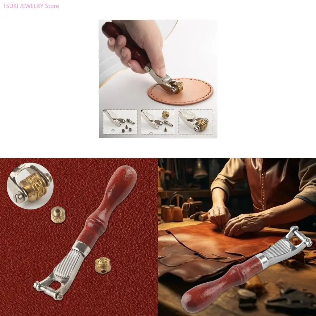 62KE Versatile Leatherworking Tool With Smooth Grip for Detailed Embossing On Wallets Purses and Journals
62KE Versatile Leatherworking Tool With Smooth Grip for Detailed Embossing On Wallets Purses and Journals