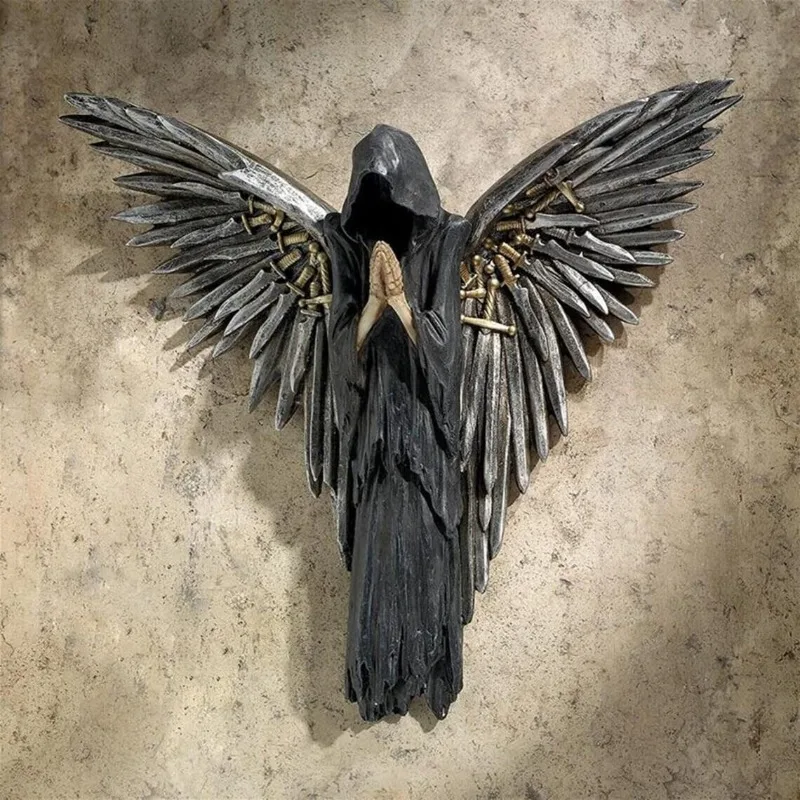 Devotee Sculpture Resin Craftwork Statues and Statues Gothic Home Decor Hanging Home Decoration Wall Halloween Decoration 2023
Devotee Sculpture Resin Craftwork Statues and Statues Gothic Home Decor Hanging Home Decoration Wall Halloween Decoration 2023