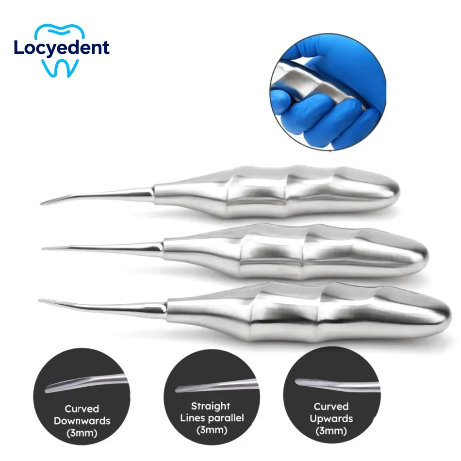 Dental Tooth extraction Tool Straight Curved Dental Root Lift Elevator Stump Apical Dentist Minimally Invasive Surgical Forcep
Dental Tooth extraction Tool Straight Curved Dental Root Lift Elevator Stump Apical Dentist Minimally Invasive Surgical Forcep
