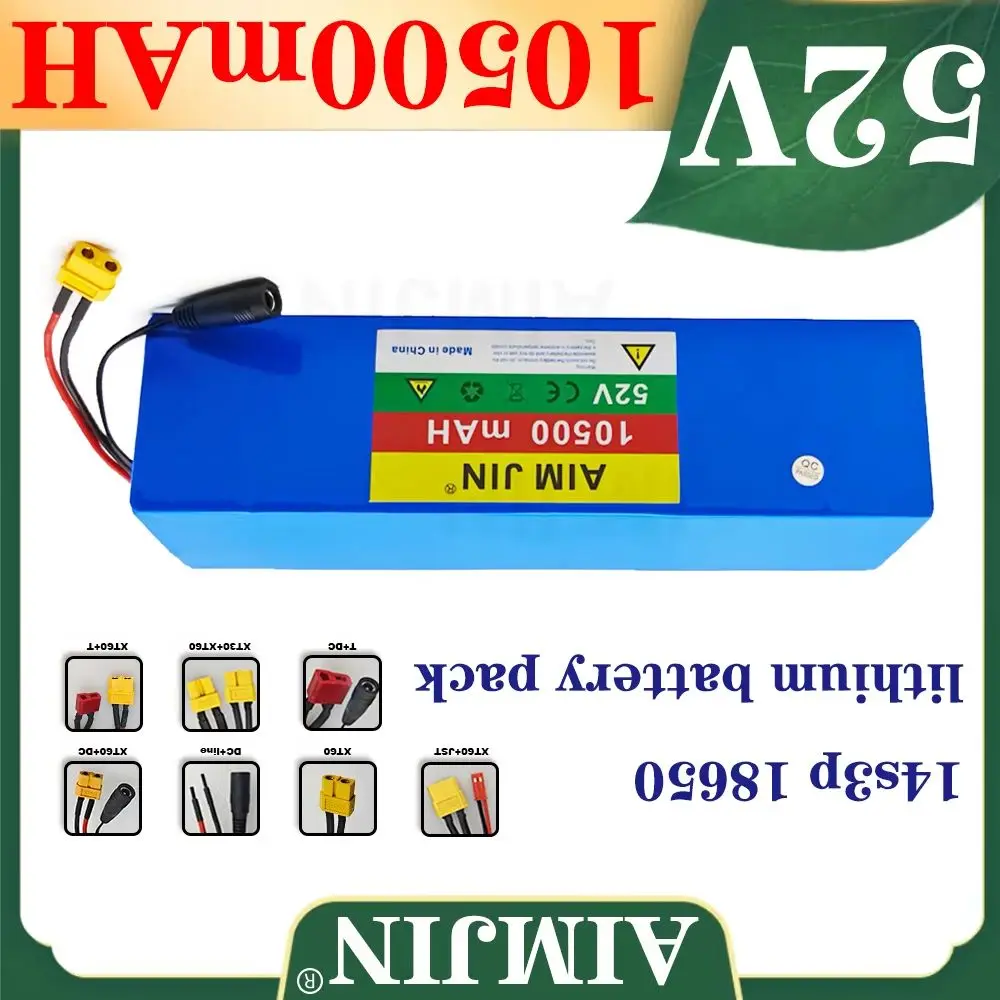 52V 14S3P Battery Pack 10500mAh 1000W rechargeable 18650 Li-ion For various electronic devices and transportation equipment
52V 14S3P Battery Pack 10500mAh 1000W rechargeable 18650 Li-ion For various electronic devices and transportation equipment