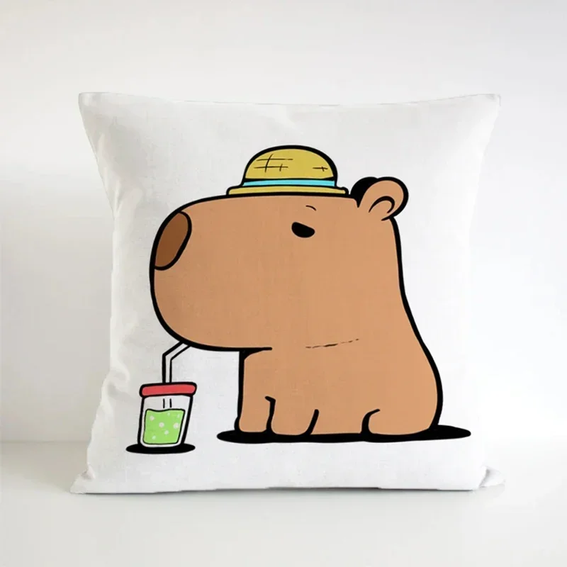 Double-Sided Capybara Pillowcase Short Plush Cushions Square Cushion Cover Gift Pillows Body Pillow Cases Decorative Pillowcases
Double-Sided Capybara Pillowcase Short Plush Cushions Square Cushion Cover Gift Pillows Body Pillow Cases Decorative Pillowcases