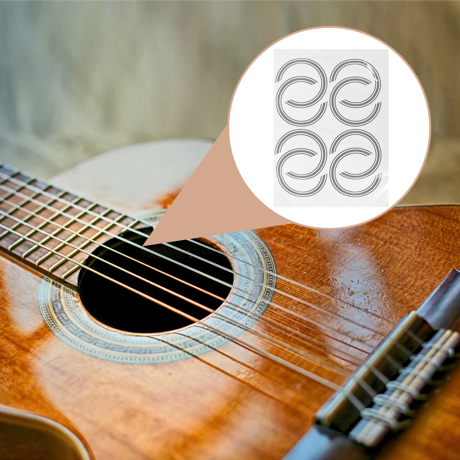8Pcs Guitar Soundhole Decals Self Adhesive Easy to Install Unique Design Perfect for Enthusiasts and Musicians
8Pcs Guitar Soundhole Decals Self Adhesive Easy to Install Unique Design Perfect for Enthusiasts and Musicians