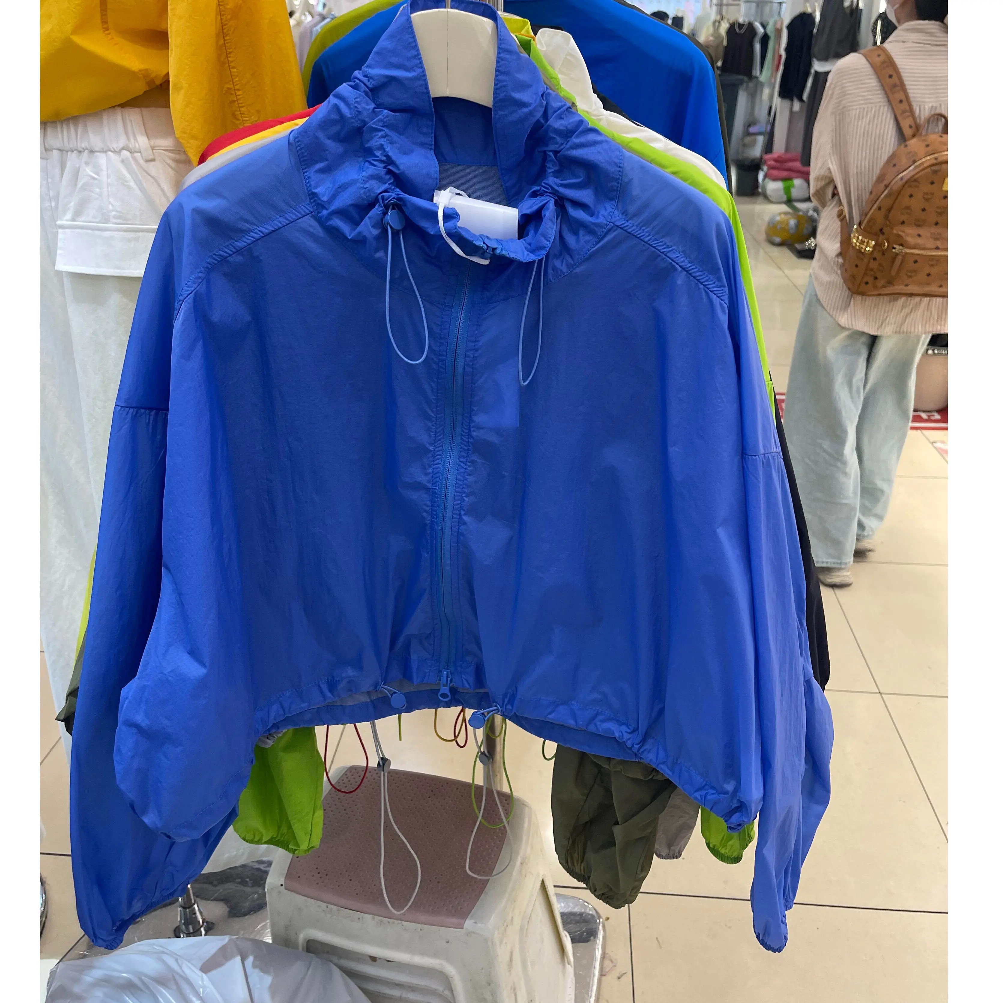Women's Drawstring Waist Loose Fit Sun Protection Outerwear Breathable Casual Style Stand Collar Long Sleeve Short Coat
Women's Drawstring Waist Loose Fit Sun Protection Outerwear Breathable Casual Style Stand Collar Long Sleeve Short Coat