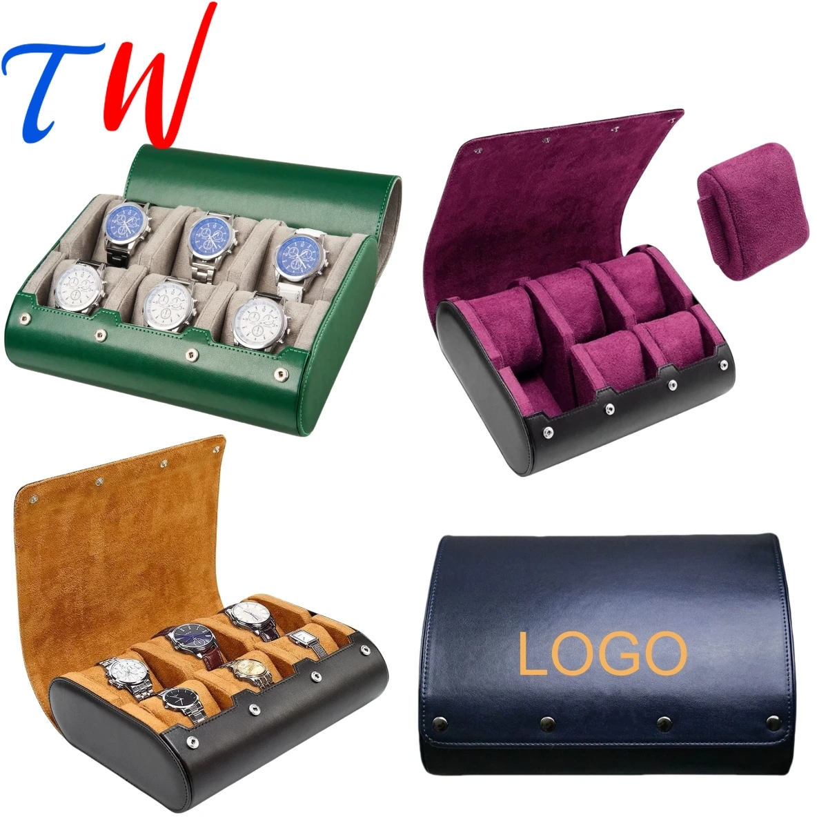 Personalized Custom Logo Travel Luxury Leather Waterproof Watch Storage Box Removable Holder Jewellry&Watch Display Watch Case
Personalized Custom Logo Travel Luxury Leather Waterproof Watch Storage Box Removable Holder Jewellry&Watch Display Watch Case