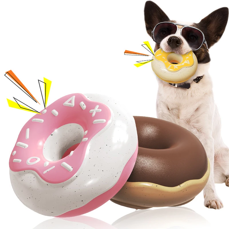 New hot selling dog toy with donuts for grinding teeth, cleaning teeth, and making sounds
New hot selling dog toy with donuts for grinding teeth, cleaning teeth, and making sounds
