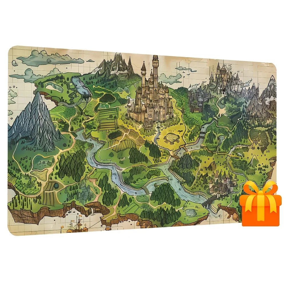 Fantasy Retro Map Magic card playmat with zone Mtg Playmat Non-Slip Durable Stitched Edge 35X60CM Desk mat tapete magic mtg
Fantasy Retro Map Magic card playmat with zone Mtg Playmat Non-Slip Durable Stitched Edge 35X60CM Desk mat tapete magic mtg
