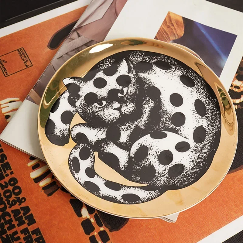 New 8 Inch Italian Gold Plates Ceramic Art Decoration Wall Hanging Plate Living Dining Room Wall Decoration Plate Bar/Home/Hotel
New 8 Inch Italian Gold Plates Ceramic Art Decoration Wall Hanging Plate Living Dining Room Wall Decoration Plate Bar/Home/Hotel