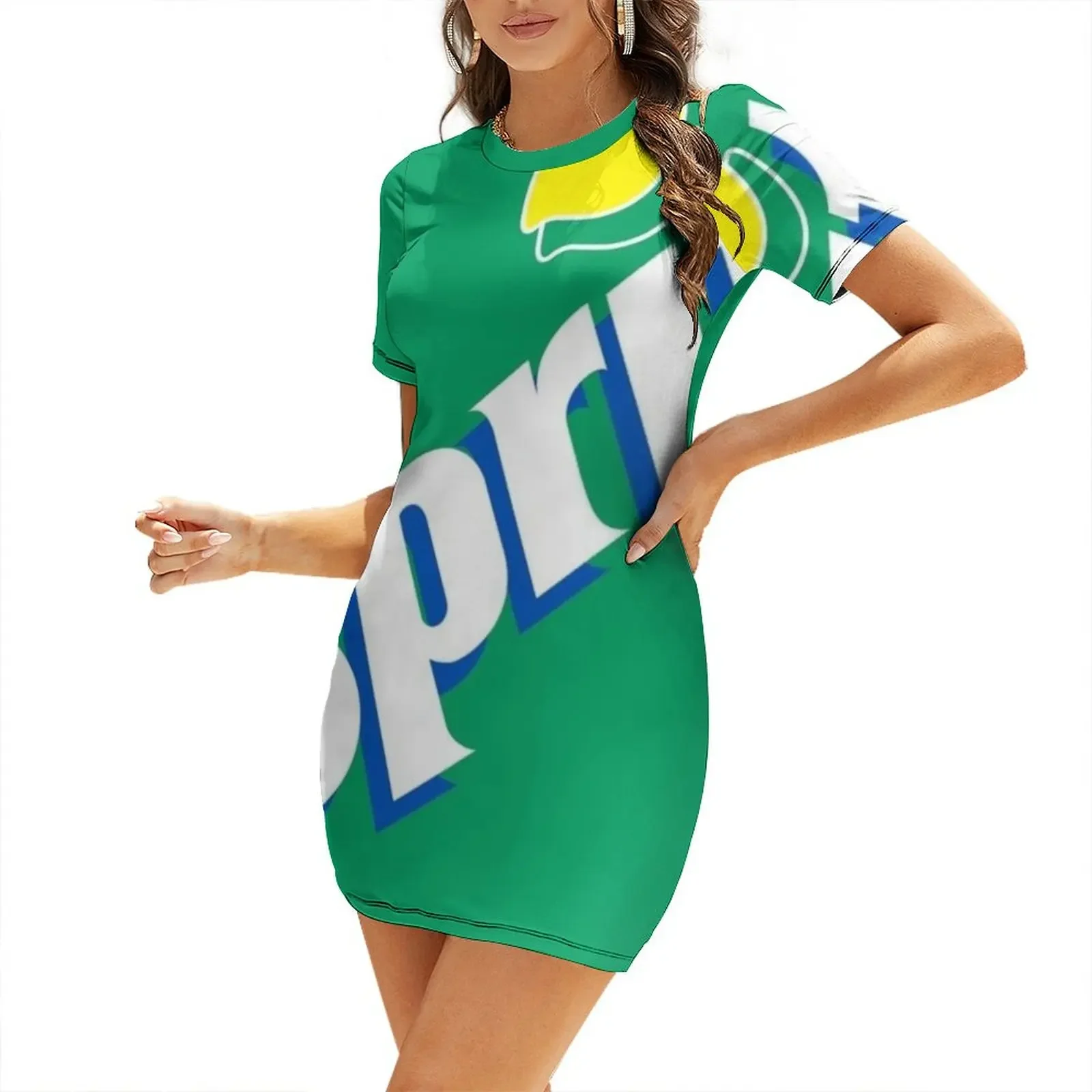 Sprite Short-Sleeved Dress party dresses women Bride dresses
Sprite Short-Sleeved Dress party dresses women Bride dresses