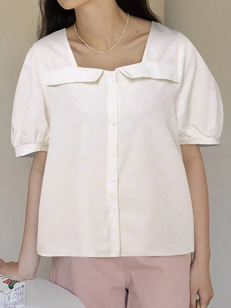 Women Blouse 2024 VONDA Fashion Printed Sexy Square Neck Ruffled Shirts Casual Short Sleeve Loose Tops Bohemian Top And Blouse
Women Blouse 2024 VONDA Fashion Printed Sexy Square Neck Ruffled Shirts Casual Short Sleeve Loose Tops Bohemian Top And Blouse