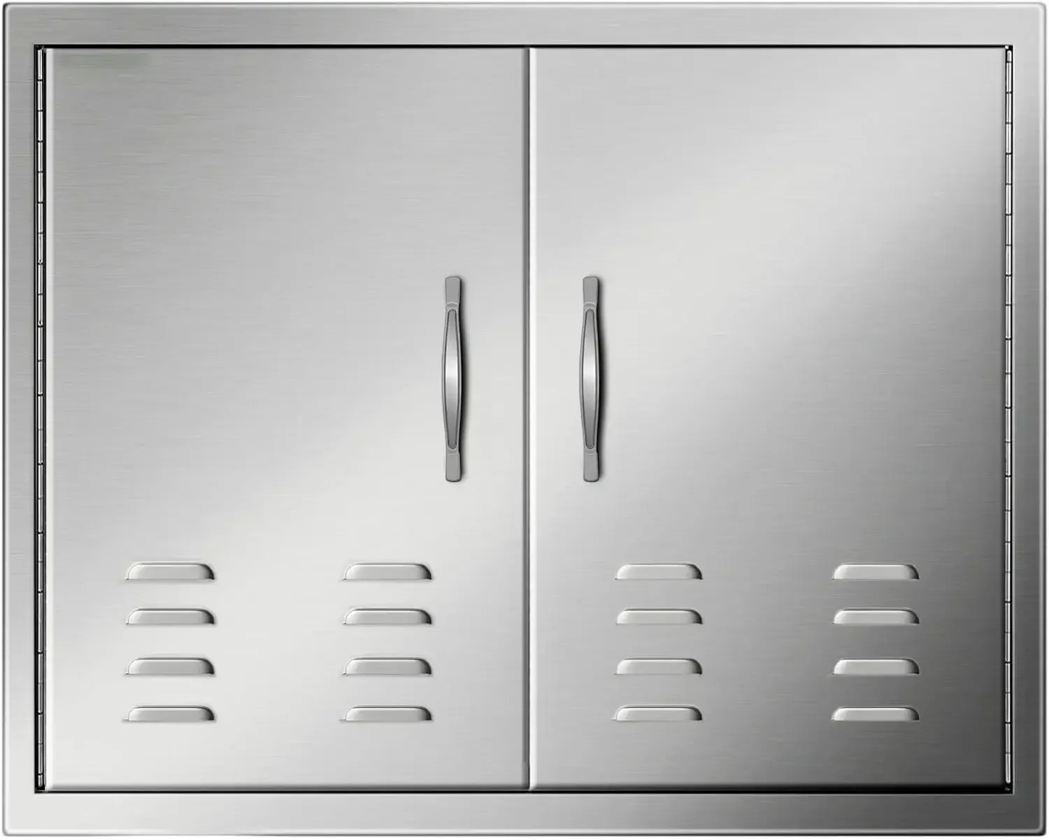 Outdoor Kitchen Doors, 30W x 21H Inch, 304 Stainless Steel Double Doors with Vents, BBQ Access Door with
Outdoor Kitchen Doors, 30W x 21H Inch, 304 Stainless Steel Double Doors with Vents, BBQ Access Door with