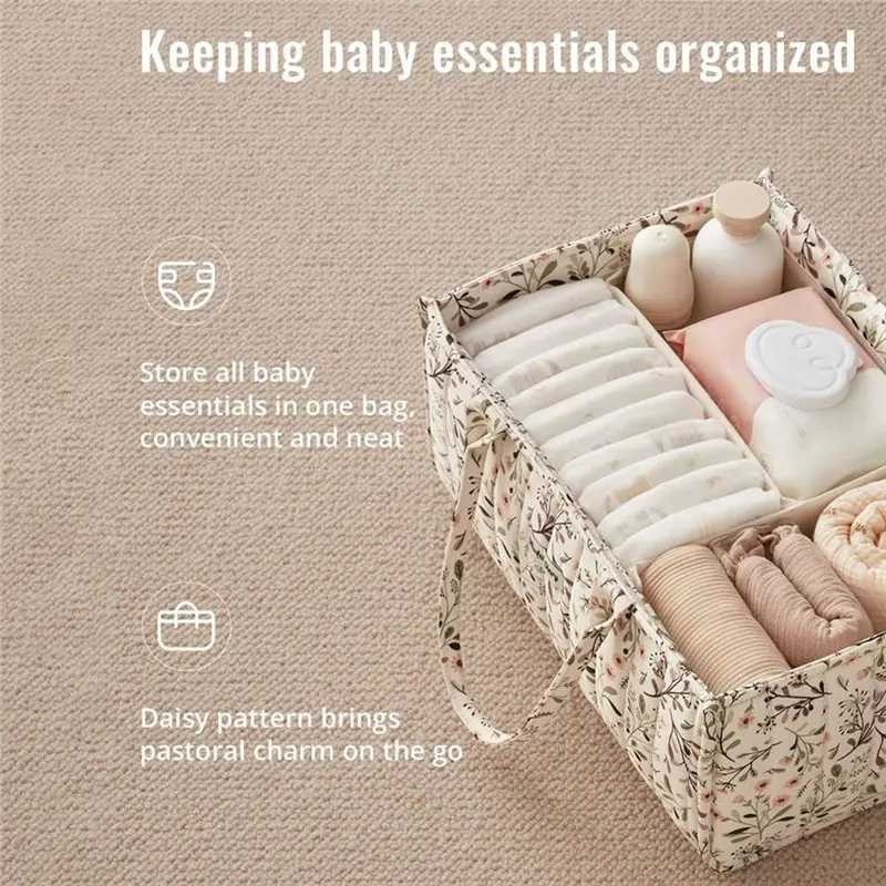 A49K-For Baby Shower Gift, Floral Diaper Caddy Organizer, Stylish Nursery Storage Basket, Diaper Bag, Baby Registry Must-Have
A49K-For Baby Shower Gift, Floral Diaper Caddy Organizer, Stylish Nursery Storage Basket, Diaper Bag, Baby Registry Must-Have