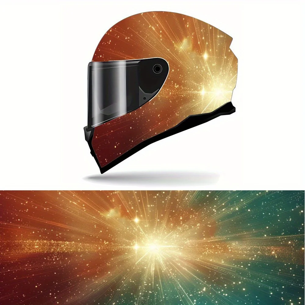 Stellar Nebula, Radiant Light, Cosmic Dreams,Helmet Vinyl Wrap, Waterproof Removable Decals for Motorcycle Bike Helmets, Anti-Sc
Stellar Nebula, Radiant Light, Cosmic Dreams,Helmet Vinyl Wrap, Waterproof Removable Decals for Motorcycle Bike Helmets, Anti-Sc