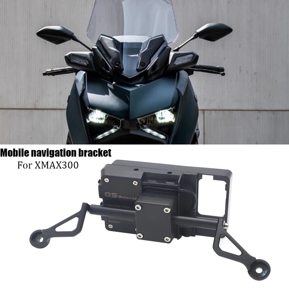 New For Yamaha XMAX300 XMAX400 XMAX125 XAMX250 Motorcycle Front Phone Stand Holder Smartphone Phone GPS Navigaton Plate Bracket
New For Yamaha XMAX300 XMAX400 XMAX125 XAMX250 Motorcycle Front Phone Stand Holder Smartphone Phone GPS Navigaton Plate Bracket