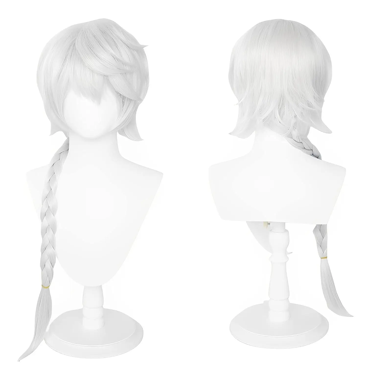 Anime Bungo Stray Dogs Nikolai Gogol Sliver White Cosplay Wigs with Ponytail Long Hair Adult Cos Party Synthetic Wig Halloween
Anime Bungo Stray Dogs Nikolai Gogol Sliver White Cosplay Wigs with Ponytail Long Hair Adult Cos Party Synthetic Wig Halloween