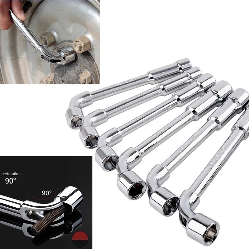 1pc L-Shaped Socket Wrench Pipe Spanner Multipurpose Hexagonal Spanner Hand Tool Socket Wrench Car Repair Disassembly Tools
1pc L-Shaped Socket Wrench Pipe Spanner Multipurpose Hexagonal Spanner Hand Tool Socket Wrench Car Repair Disassembly Tools