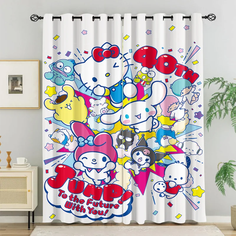 Sanrio Hello Kitty & Friends Blackout Curtains 85% Light Blocking Noise Reducing Cartoon Grommet Window Drapes For Girls Bedroom
Sanrio Hello Kitty & Friends Blackout Curtains 85% Light Blocking Noise Reducing Cartoon Grommet Window Drapes For Girls Bedroom