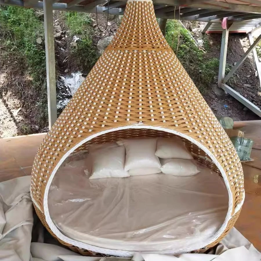 New Arrival Rattan Wicker Outdoor Furniture Design Bird Nest Outdoor Lounger Outdoor Waterproof Anti-UV Sun Bed Daybed
New Arrival Rattan Wicker Outdoor Furniture Design Bird Nest Outdoor Lounger Outdoor Waterproof Anti-UV Sun Bed Daybed