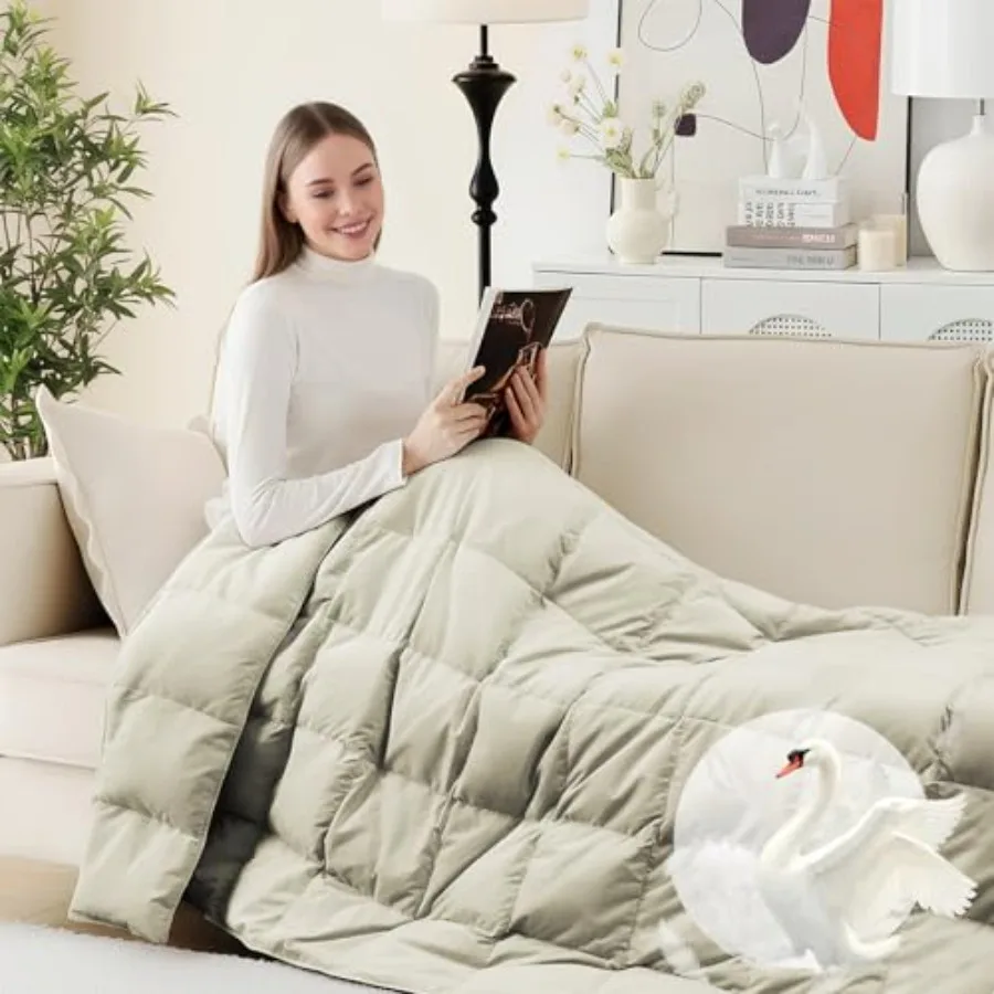 Natural Down Fiber Throw Blanket for Couch Bed Comforter Sofa Blanket Throw Outdoor Lightweight Down Comforter Peach Skin Fabri
Natural Down Fiber Throw Blanket for Couch Bed Comforter Sofa Blanket Throw Outdoor Lightweight Down Comforter Peach Skin Fabri