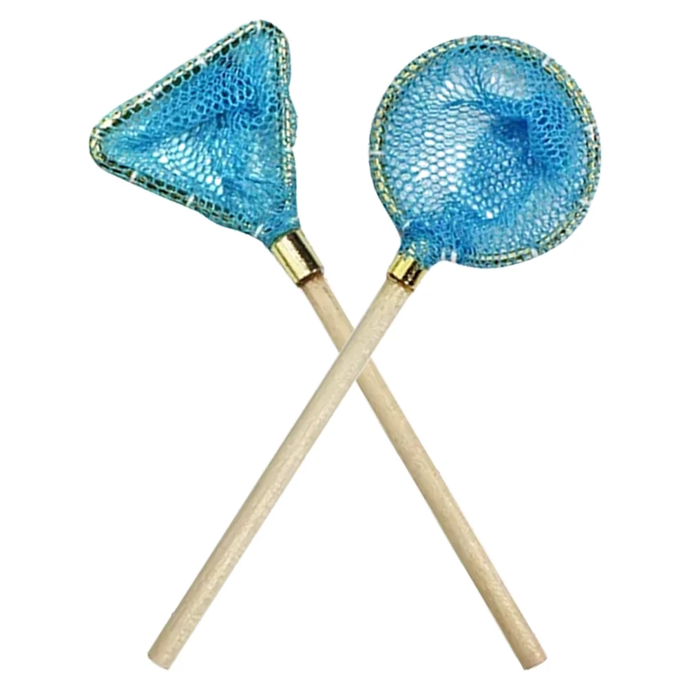 2 Pcs Mini Fishing Mesh namental Model Desktop Toy Decor Landscape Decoration Material Miniature House Accessories
2 Pcs Mini Fishing Mesh namental Model Desktop Toy Decor Landscape Decoration Material Miniature House Accessories