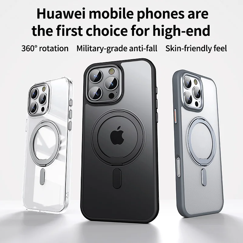 Transparent Phone Case for iPhone 17 Pro Max 16 Plus 15 14 With Magnetic MagSafe Rotating Bracket Shock Proof Protective Cover
Transparent Phone Case for iPhone 17 Pro Max 16 Plus 15 14 With Magnetic MagSafe Rotating Bracket Shock Proof Protective Cover