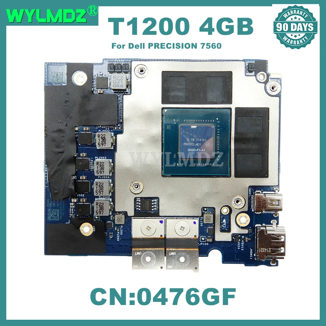 T1200 4GB QN20-P1-A1 Video Graphic Card For Dell PRECISION 7560 Laptop Motherboard 100% Tested OK with 90 Days Warranty
T1200 4GB QN20-P1-A1 Video Graphic Card For Dell PRECISION 7560 Laptop Motherboard 100% Tested OK with 90 Days Warranty