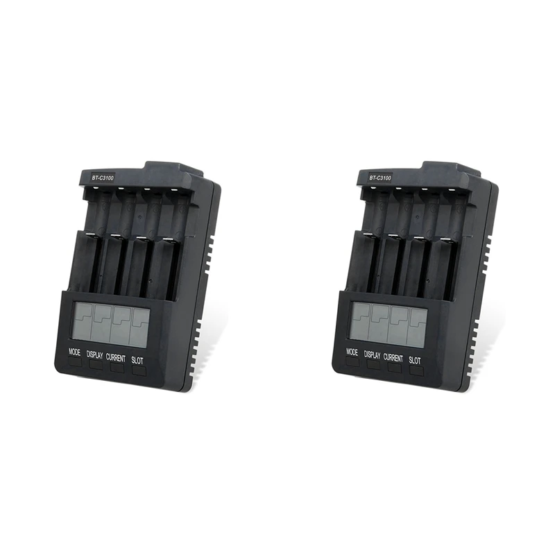 2X BT-C3100, 4 слота, интеллектуальное универсальное зарядное устройство, адаптер для литий-ионных аккумуляторов, вилка европейского стандарта
2X BT-C3100, 4 слота, интеллектуальное универсальное зарядное устройство, адаптер для литий-ионных аккумуляторов, вилка европейского стандарта