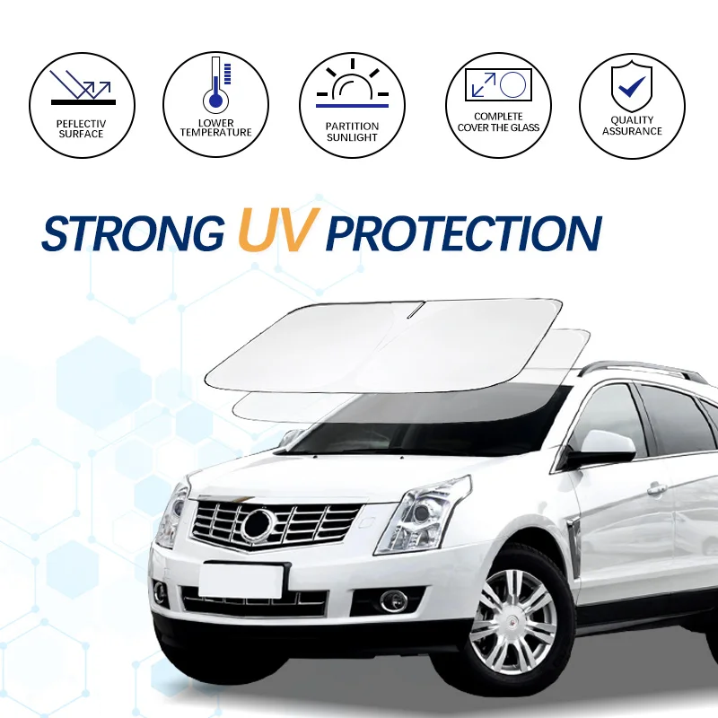 Car Windshield Sun Shade For Cadillac SRX Sunshade Summer Visor Protector Foldable Blocks UV Rays Protection Accessorie
Car Windshield Sun Shade For Cadillac SRX Sunshade Summer Visor Protector Foldable Blocks UV Rays Protection Accessorie