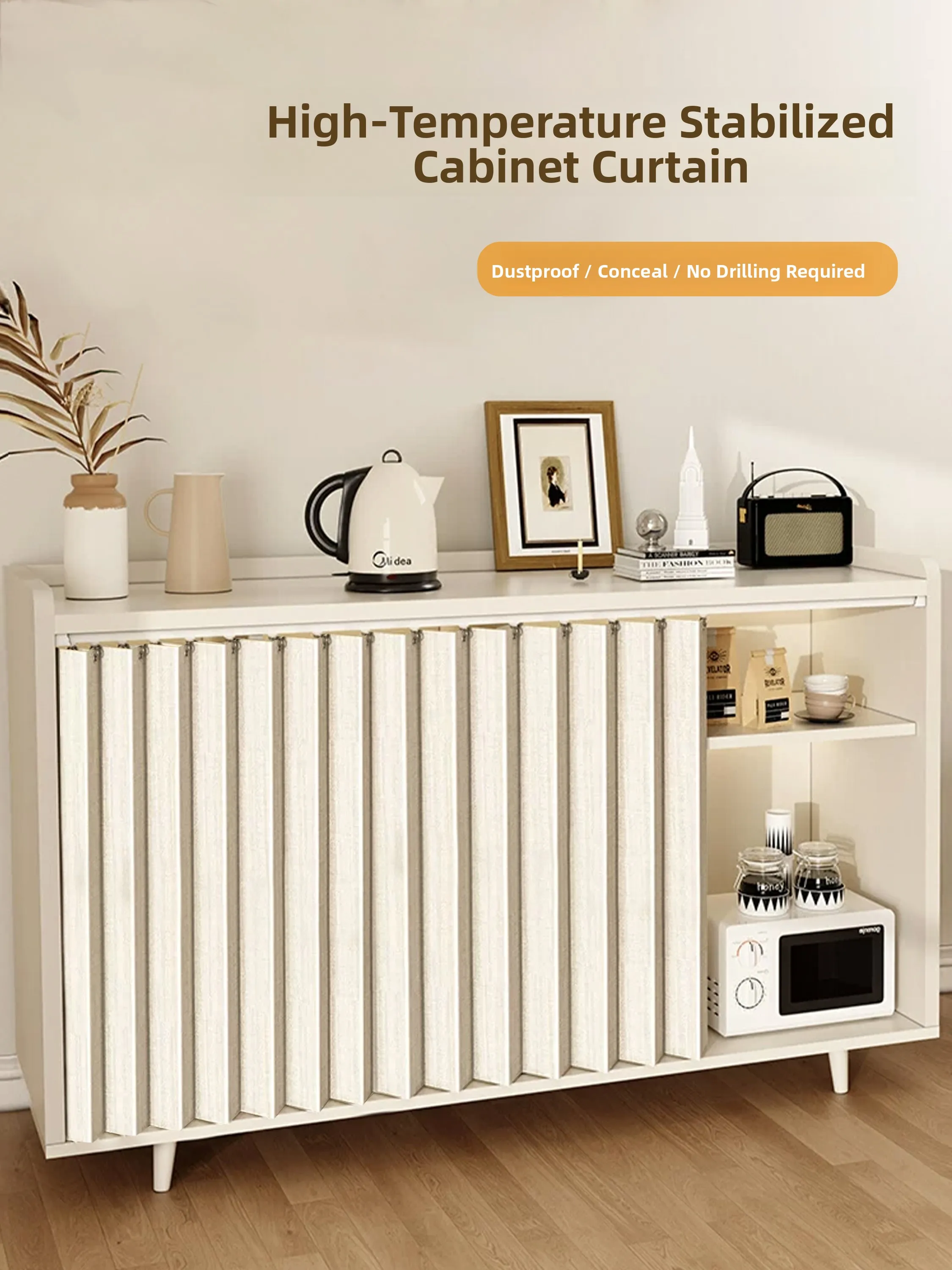 Однотонная пылезащитная шторка для кухонных шкафов, маслостойкая, складная, без сверления, раздвижная, складная в несколько сложений
Однотонная пылезащитная шторка для кухонных шкафов, маслостойкая, складная, без сверления, раздвижная, складная в несколько сложений