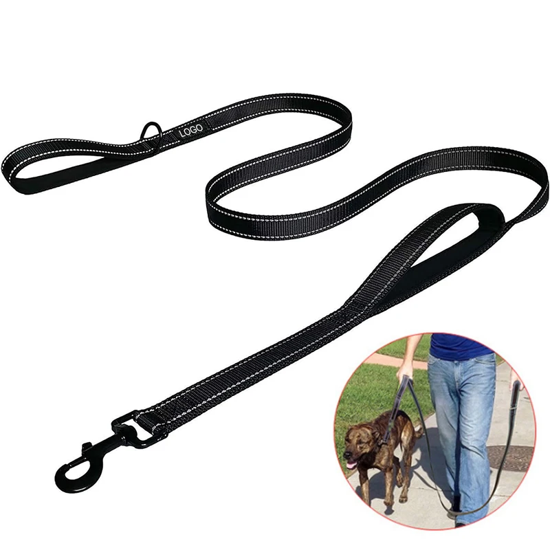 Reflective Solid Nylon Dog Leash with 2 Handles Fashion Design for Extra Control-Padded Traffic Handle for Medium to Large Dogs
Reflective Solid Nylon Dog Leash with 2 Handles Fashion Design for Extra Control-Padded Traffic Handle for Medium to Large Dogs