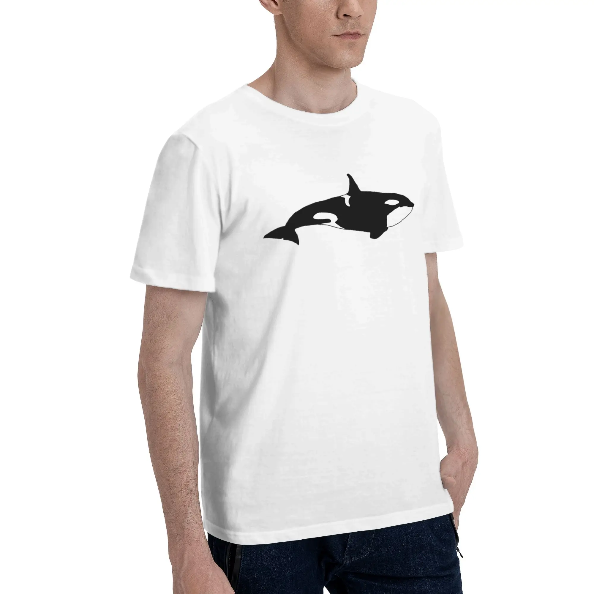 Мужская футболка Killer Whale (Orcinus orca), большие футболки, мужские хлопковые футболки с круглым вырезом, короткие летние мужские футболки
Мужская футболка Killer Whale (Orcinus orca), большие футболки, мужские хлопковые футболки с круглым вырезом, короткие летние мужские футболки