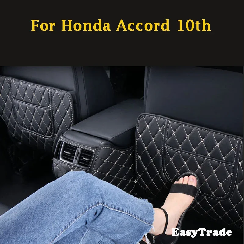 Для Honda Accord 10-го поколения 2018, противоударный коврик для автомобильного сиденья из искусственной кожи, чехол на заднее сиденье, защитные коврики для спины, аксессуары для интерьера
Для Honda Accord 10-го поколения 2018, противоударный коврик для автомобильного сиденья из искусственной кожи, чехол на заднее сиденье, защитные коврики для спины, аксессуары для интерьера