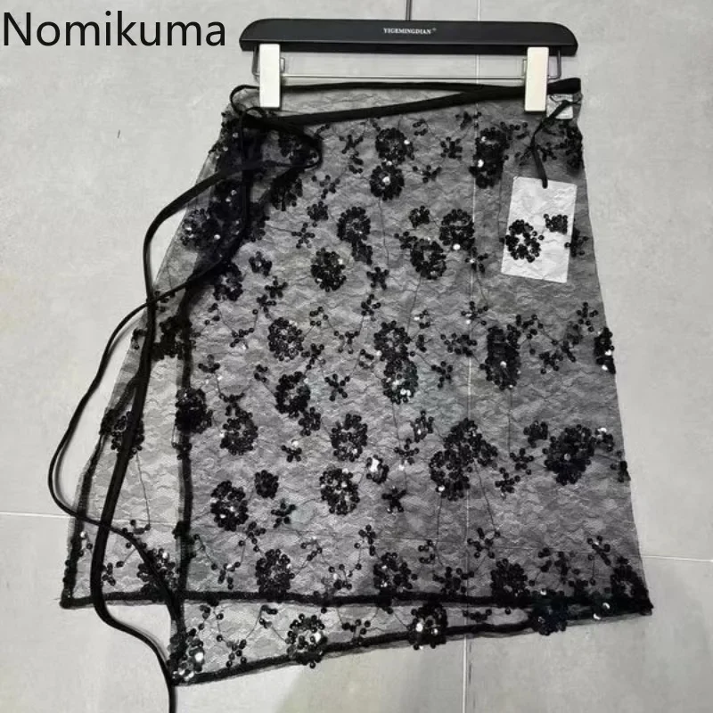 2025 Faldas Mujer De Moda Skirts for Women Korean Fashion Jupe Bandage See Through Sequined Mini Skirt Sexy Summer Saia 49B697
2025 Faldas Mujer De Moda Skirts for Women Korean Fashion Jupe Bandage See Through Sequined Mini Skirt Sexy Summer Saia 49B697