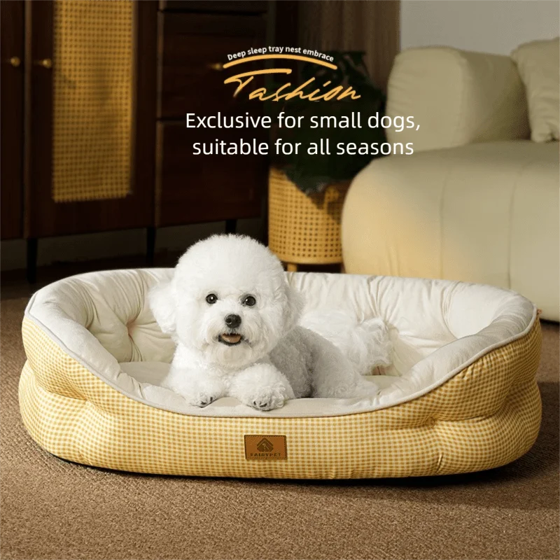 Elevated Grid Pattern Pet Bed, All-Season Soft Dog Cat Sleeping Mat, Non-Slip Thick Cushion for Small Medium Pets, Cozy House Pa
Elevated Grid Pattern Pet Bed, All-Season Soft Dog Cat Sleeping Mat, Non-Slip Thick Cushion for Small Medium Pets, Cozy House Pa