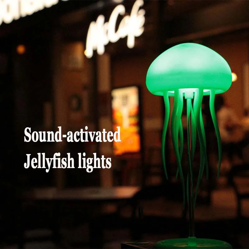 Suspended Sound-Activated Jellyfish Lamp Colorful NightLight Practical and High-end Atmosphere Creative Birthday Gift Decoration
Suspended Sound-Activated Jellyfish Lamp Colorful NightLight Practical and High-end Atmosphere Creative Birthday Gift Decoration