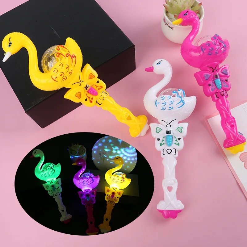 Children's Light-emitting Magic Wand Creative LED Flash Swan Projection Magic Wand Party Cheering Props Light-emitting Toys
Children's Light-emitting Magic Wand Creative LED Flash Swan Projection Magic Wand Party Cheering Props Light-emitting Toys