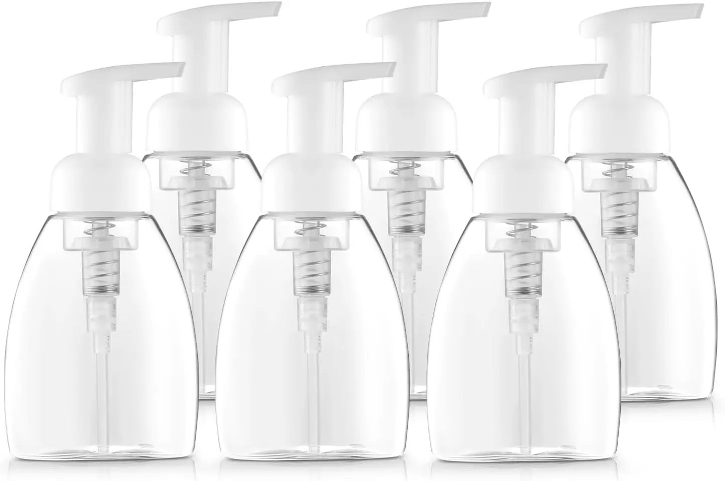 6-Pack Foaming Soap Dispenser Pump Bottle for Liquid Soap, 8.5-Ounce Capacity, Easy to Use and Refill
6-Pack Foaming Soap Dispenser Pump Bottle for Liquid Soap, 8.5-Ounce Capacity, Easy to Use and Refill