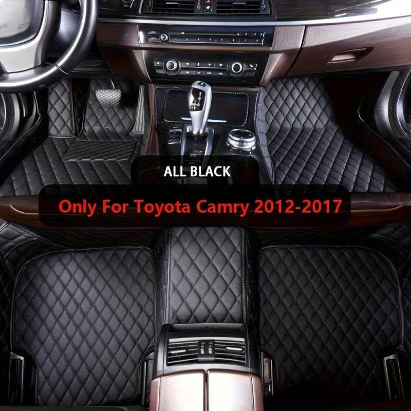 for Toyota Camry 2012-2017 Luxury Car Floor Mats - Left-Hand Drive (LHD) Compatible, PU Diamond Texture All-Weather, Fit Floor Liners for Driver/Passenger/Rear Seats, Pet-Friendly (Suitable for Large Dogs)
for Toyota Camry 2012-2017 Luxury Car Floor Mats - Left-Hand Drive (LHD) Compatible, PU Diamond Texture All-Weather, Fit Floor Liners for Driver/Passenger/Rear Seats, Pet-Friendly (Suitable for Large Dogs)
