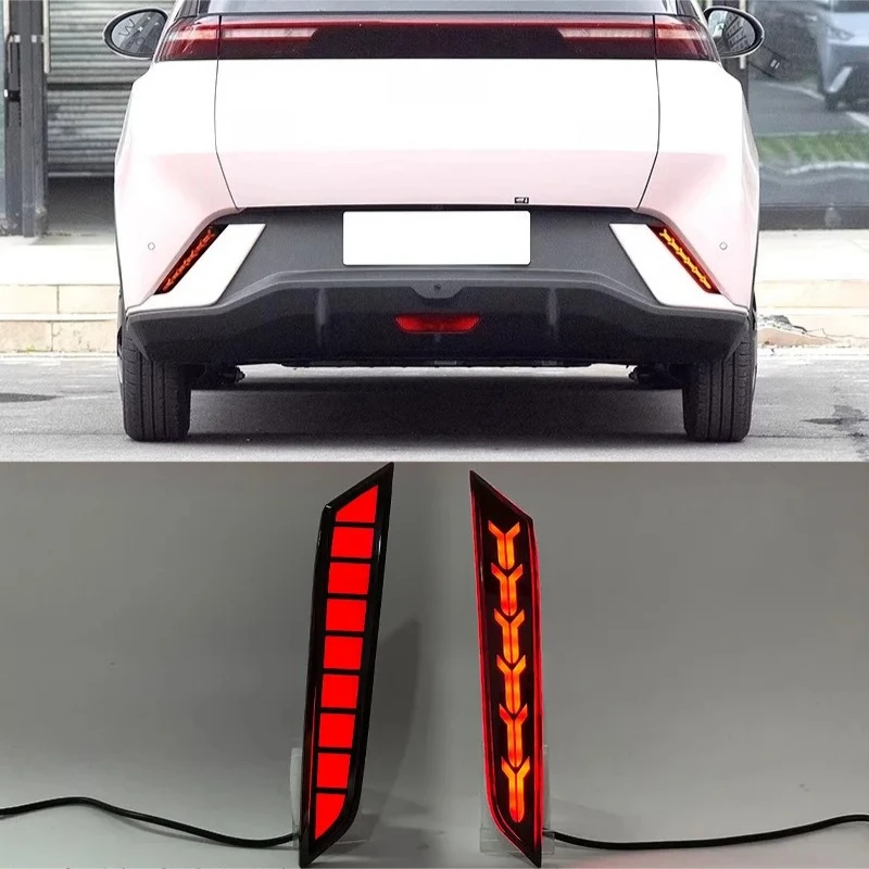 Car Led Rear Bumper Light Reflector Rear Fog Lamp Modified Dynamic Turn Signal Brake Lamp For BYD Seagull Dolphin Surf 2023-2025
Car Led Rear Bumper Light Reflector Rear Fog Lamp Modified Dynamic Turn Signal Brake Lamp For BYD Seagull Dolphin Surf 2023-2025