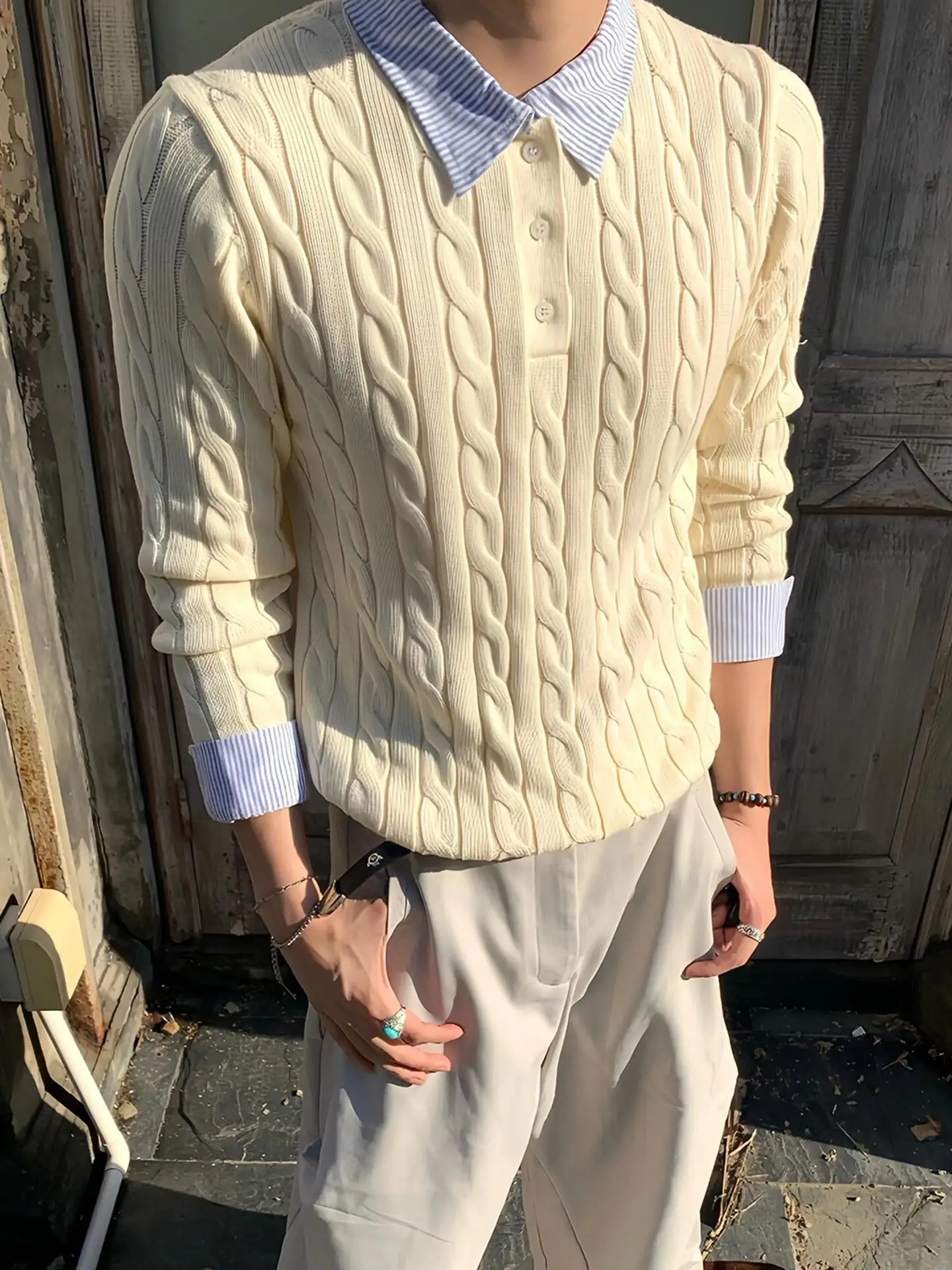 Men's And Women's Autumn Ne Knitted Sweater Twist Flower Design Cuff Lightweight Luxury Outerwear Casual Sle
Men's And Women's Autumn Ne Knitted Sweater Twist Flower Design Cuff Lightweight Luxury Outerwear Casual Sle