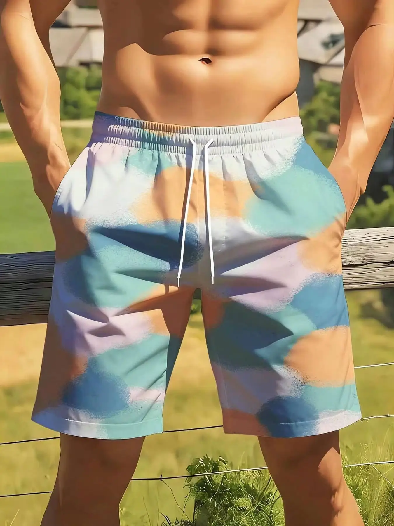 Men's Colorful Tie Dye Swim Trunks Quick Dry Beach Shorts For Summer Outdoor Activities And Vacation Wear
Men's Colorful Tie Dye Swim Trunks Quick Dry Beach Shorts For Summer Outdoor Activities And Vacation Wear