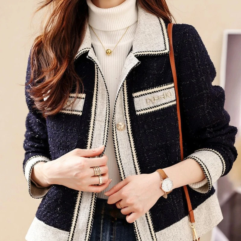 New In Mixtures Jacket Woman Short Half High Quality Long Sleeve Tweed Wool Blend Coat for Women Luxury Novelty Trendy Casual
New In Mixtures Jacket Woman Short Half High Quality Long Sleeve Tweed Wool Blend Coat for Women Luxury Novelty Trendy Casual