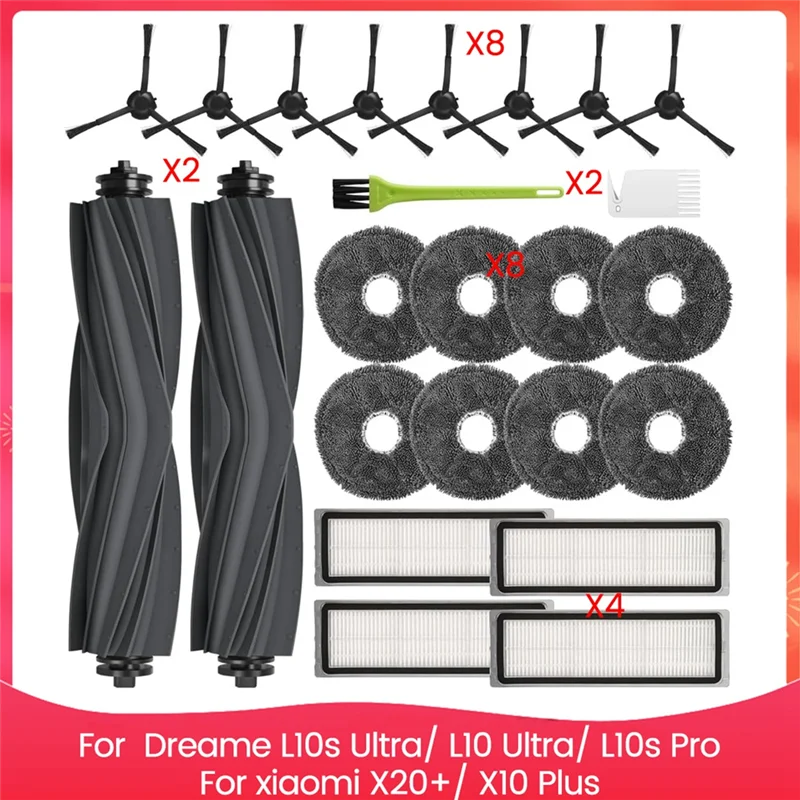 Для Dreame L10s Ultra/ L10 Ultra/ L10s Pro, набор запасных частей для робота-пылесоса Xiaomi X20+/X10 Plus, LICG
Для Dreame L10s Ultra/ L10 Ultra/ L10s Pro, набор запасных частей для робота-пылесоса Xiaomi X20+/X10 Plus, LICG