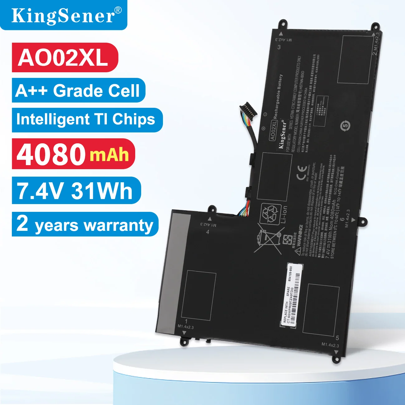 KingSener AO02XL Battery For HP ElitePad 1000 G2 Series HSTNN-LB5O HSTNN-C78C HSTNN-IB5Q 728250-1C1 728558-005 728250-421 A002XL
KingSener AO02XL Battery For HP ElitePad 1000 G2 Series HSTNN-LB5O HSTNN-C78C HSTNN-IB5Q 728250-1C1 728558-005 728250-421 A002XL