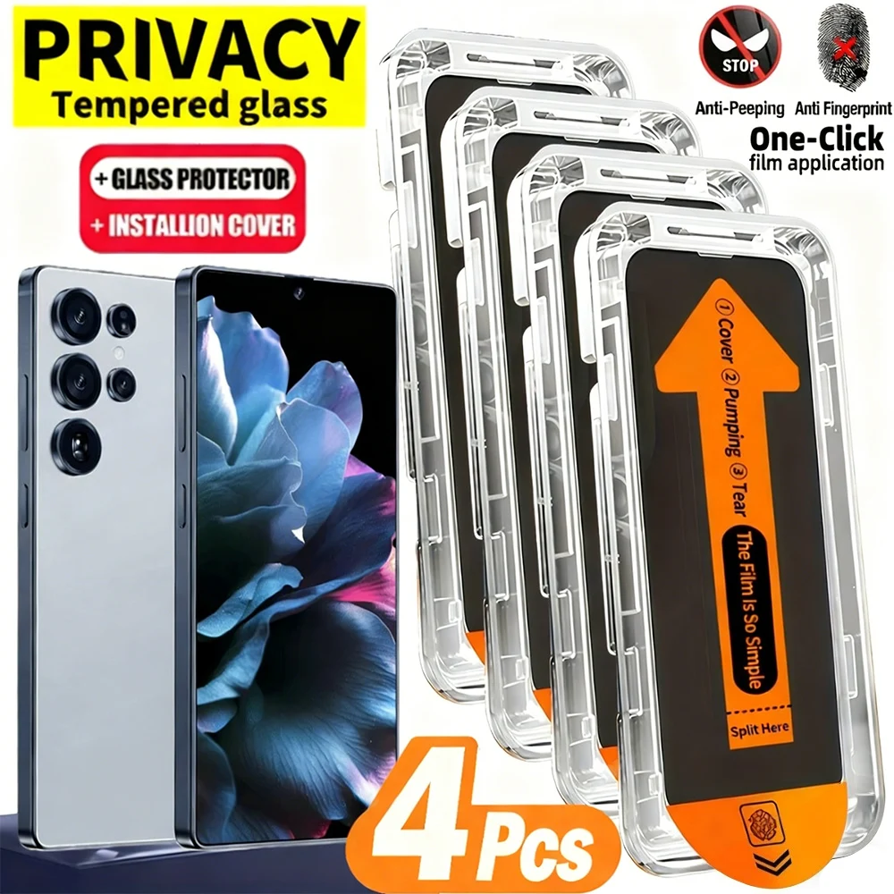 Dust Free Install Privacy Screen Protector For Samsung Galaxy S26 S25 Edge S22 Plus S20 S21 FE S24 S23 Ultra Anti-Spy Glass Film
Dust Free Install Privacy Screen Protector For Samsung Galaxy S26 S25 Edge S22 Plus S20 S21 FE S24 S23 Ultra Anti-Spy Glass Film