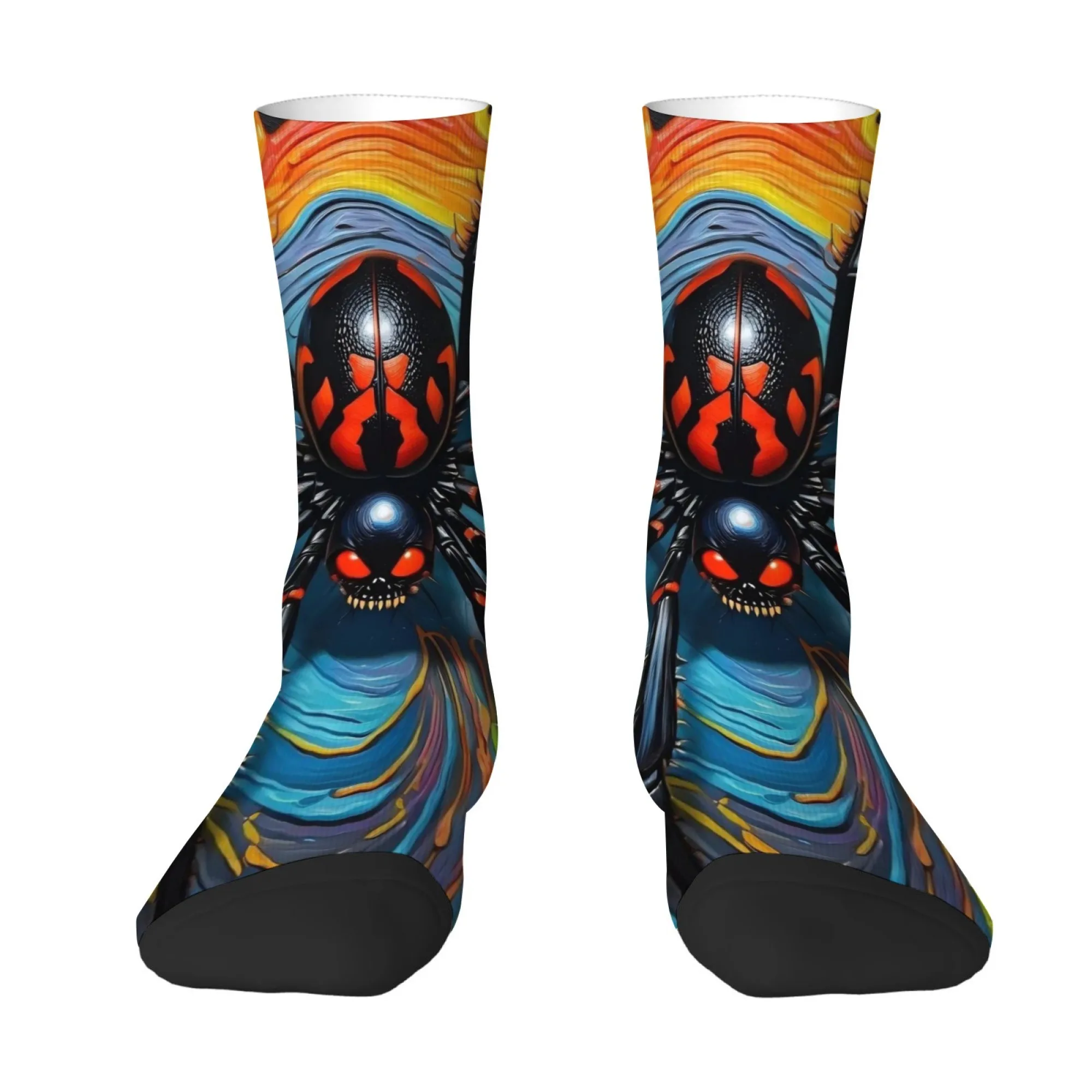 Creepy Gothic Spider Funny Men's Socks Comfortable Breathable Soft Socks Street Style Quirky Outdoor Sports Skateboard Socks
Creepy Gothic Spider Funny Men's Socks Comfortable Breathable Soft Socks Street Style Quirky Outdoor Sports Skateboard Socks