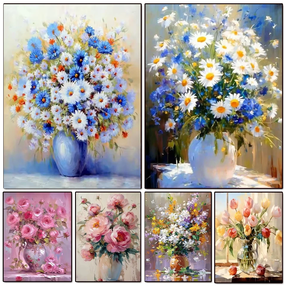 5D DIY Алмазная картина Новое поступление Полные дрели Алмазная мозаика Цветы ромашки Лилия Ваза Набор для вышивки крестом 2026 Украшение дома
5D DIY Алмазная картина Новое поступление Полные дрели Алмазная мозаика Цветы ромашки Лилия Ваза Набор для вышивки крестом 2026 Украшение дома